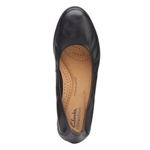 NWT Clarks Women's Jenette Ease Ballet Flat, Black, 8.5